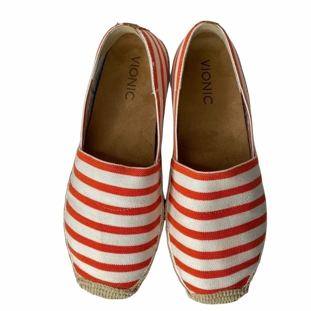 Vionic Valeri Canvas Espadrilles. Size 7